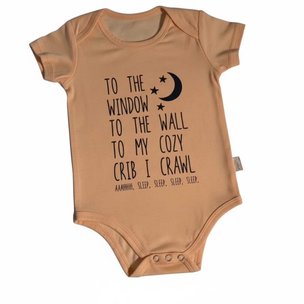 Infant Baby Yellow Onesie with Fun Text